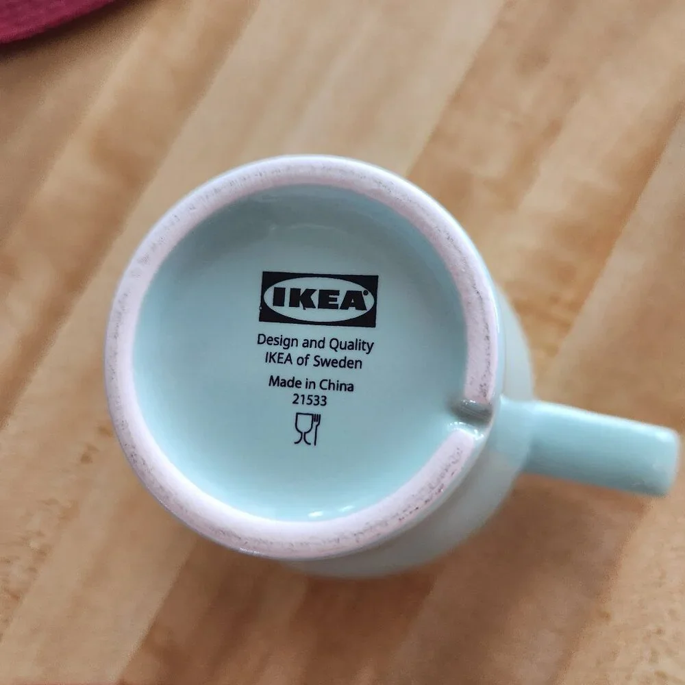IKEA Fargrik Mug in Seafoam Green